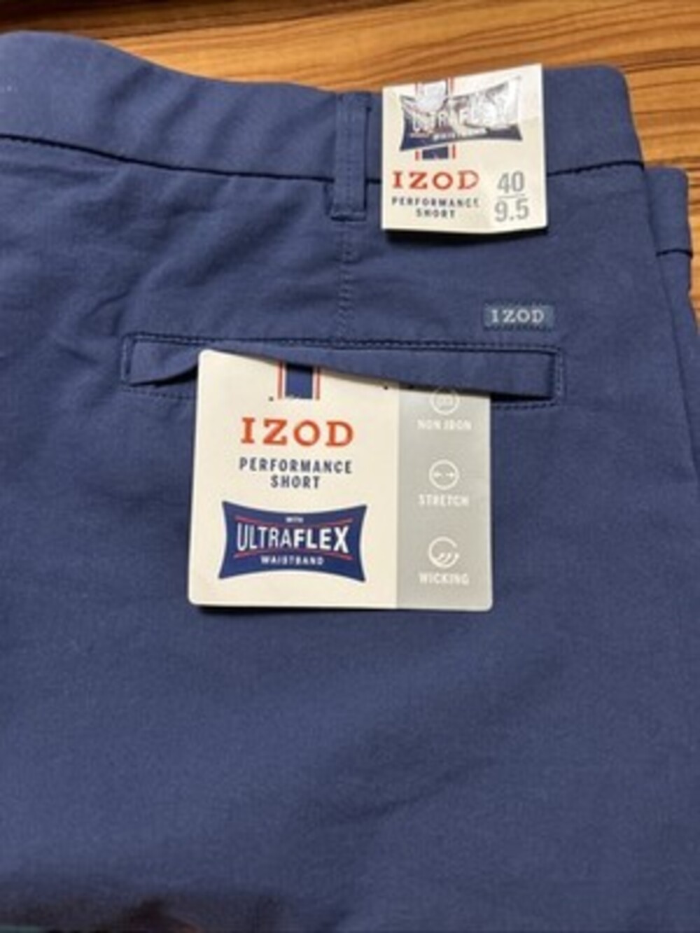Mens Nancy Blue Golf Shorts